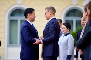 Ерөнхийлөгч У.Хүрэлсүхийг Финланд Улсын Ерөнхийлөгч Александер Стубб албан ёсоор угтаж авлаа